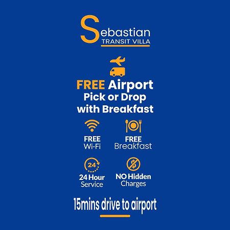Sebastian Transit Villa With Free Shuttle Service To Airport Kotugoda Exterior foto